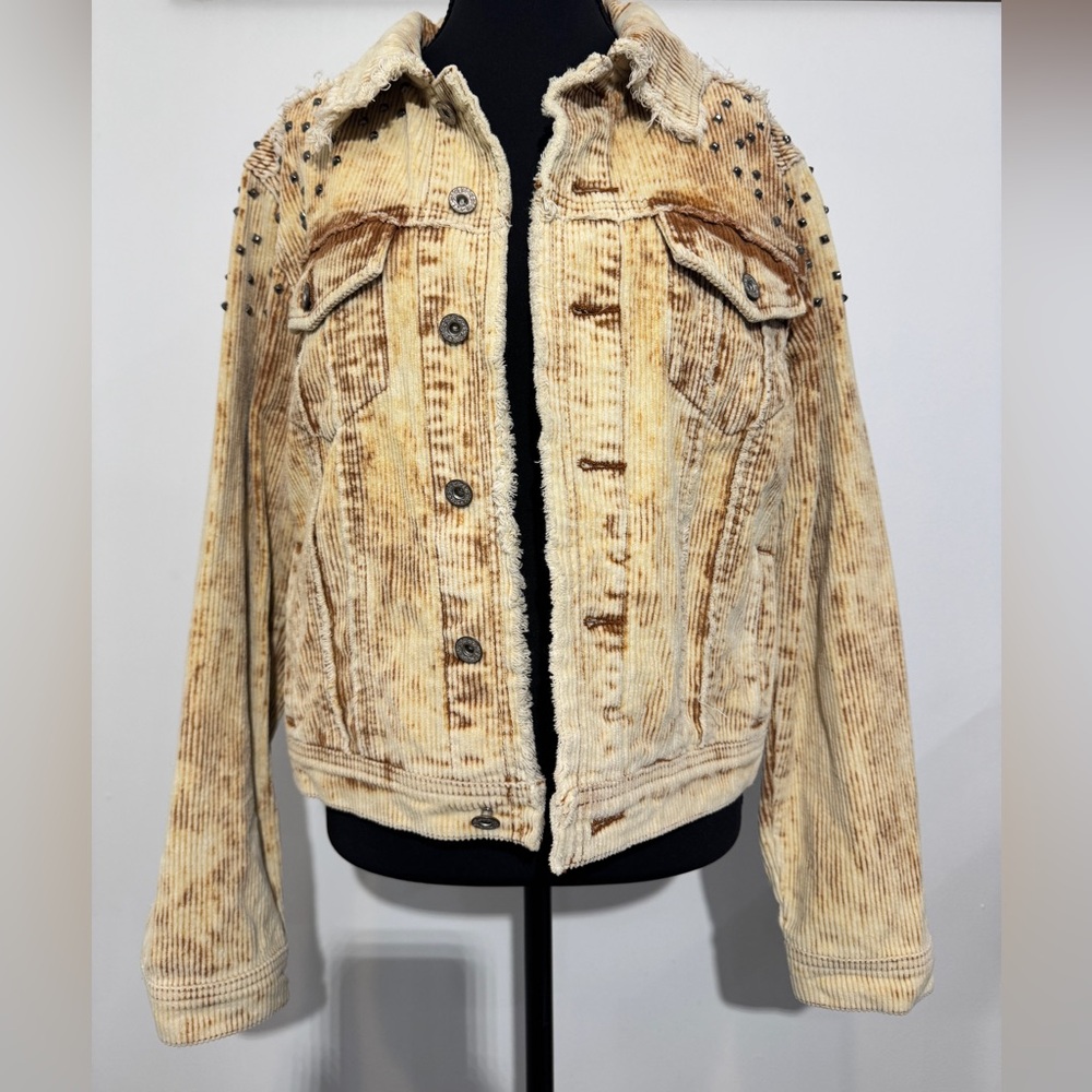 POL Studded Distressed Corduroy Jacket – Size Small - Picture 10 of 16